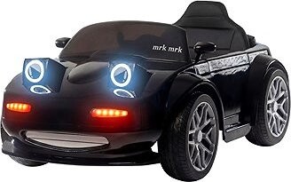 BLUETOUCH Dětské elektrické mrkací autíčko, černé