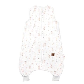 Baby Nellys Mušelínový spací vak s nohavičkami Goose Soft 70 cm, biely