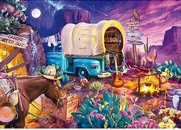 Schmidt Táborenie na divokom západe 1000 dielikov