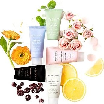 MARY & MAY Vegán Wash Off Mask Mini Gift Set 5 x 30 ml