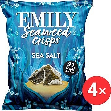 Emily Chrumkavé morské riasy, morská soľ 4× 18 g