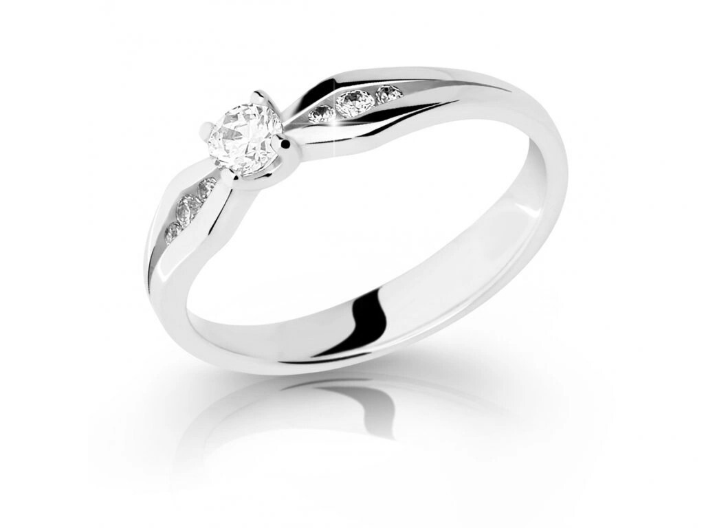 Cutie Jewellery Okozľujúci zlatý prsteň so zirkónmi Z6878-2122-10-X-2 63 mm