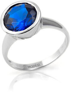 Modesi Prsteň Dark Blue QJRY4034LW 54 mm