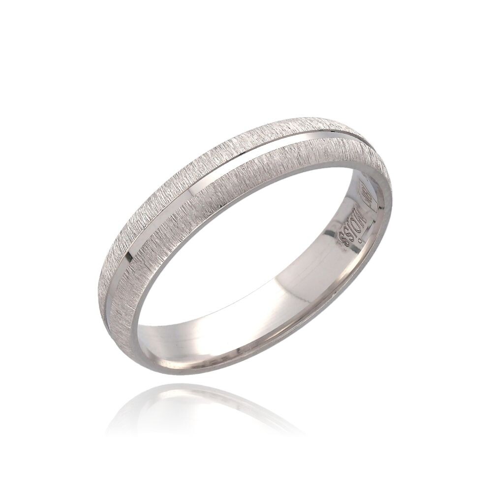 MOISS Nežný strieborný prsteň RL000094-P 60 mm