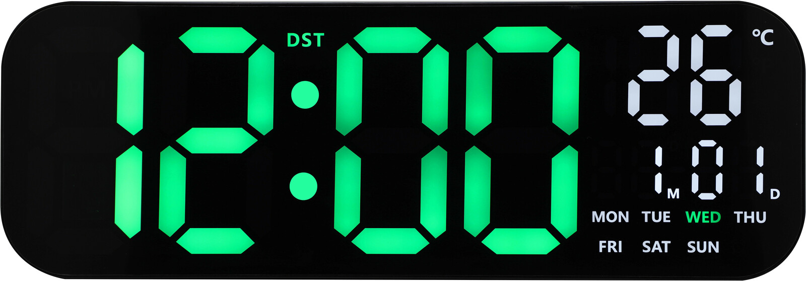 JVD Digitálne nástenné hodiny DH9016.2