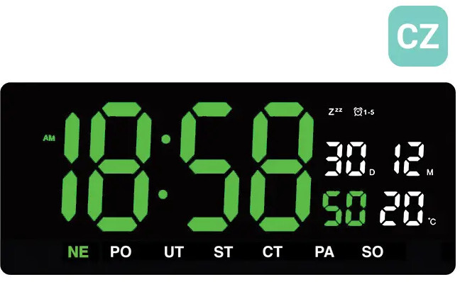 JVD Digitálne hodiny DH3604.4