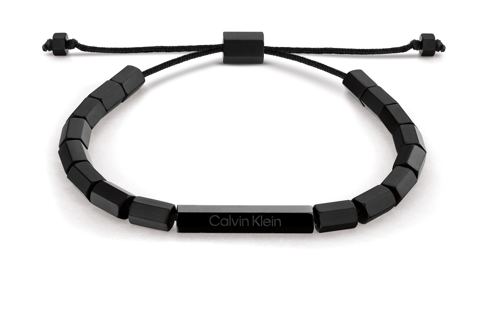 Calvin Klein Originálny čierny náramok pre mužov 35000276