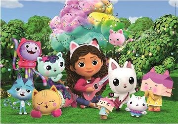 CLEMENTONI Gábinin kúzelný domček: V záhrade MAXI 24 dielikov