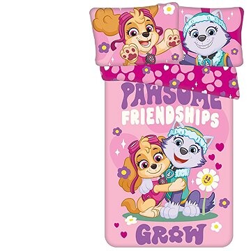 Jerry Fabrics Obliečky do postieľky Paw Patrol 578 baby 100 × 135, 40 × 60 cm