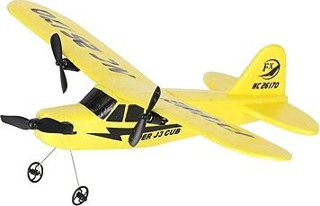 KIK KX4307 RC letadlo FX803 Piper 150 mAh, 2.4 GHz, žluté