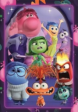 CLEMENTONI Puzzle V hlave 2: Partia emócií SUPER 104 dielikov