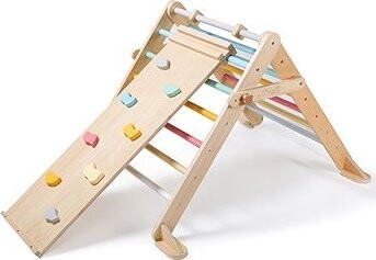 eliNeli Rastúci montessori Piklerovej trojuholník 68 cm s doskou 2 v 1 – súprava fresh