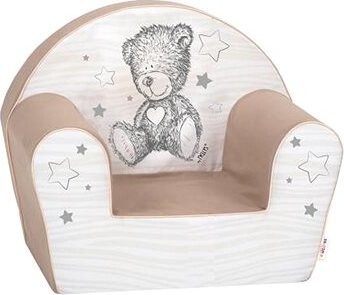 Baby Nellys křesílko lux teddy star béžové