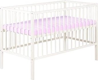 Nellys, Postýlka BASIC, 120 × 60 cm, bílá