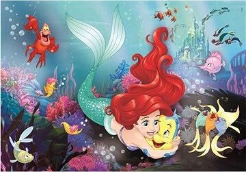 CLEMENTONI Disney princezné: Malá morská víla MAXI 24 dielikov