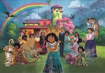 CLEMENTONI Puzzle Encanto: Rodina SUPER 104 dielikov