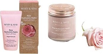 MARY & MAY Vegan Hyaluronic Hydra Wash Off Mask Special Gift Sada 125 g/30 g
