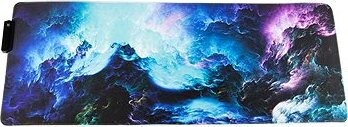 Verk 06268 Herná LED RGB podložka pod klávesnicu a myš 80 × 30 cm XL