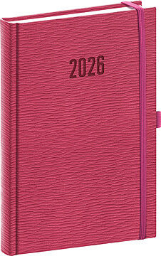 NOTIQUE Rivoli 2026 denný, ružový, 15 × 21 cm