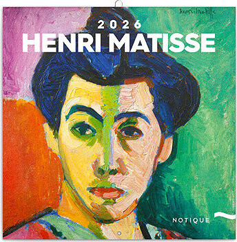 NOTIQUE Henri Matisse 2026 poznámkový, 30 × 30 cm