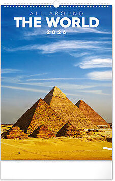 NOTIQUE Svetové monumenty 2026, 33 × 46 cm