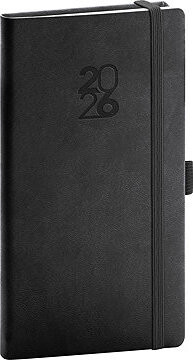 NOTIQUE Aprint Top 2026 vreckový, čierny, 9 × 15,5 cm