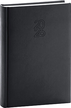 NOTIQUE Aprint 2026 denný, čierny, 15 × 21 cm