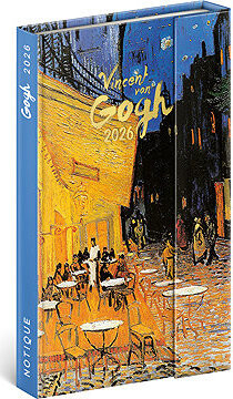 NOTIQUE týždenný magnetický Vincent van Gogh 2026, 13 × 21 cm