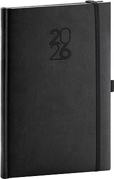 NOTIQUE Aprint Top 2026 týždenný, čierny, 15 × 21 cm