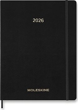 MOLESKINE 2026 Essential XXL vertikálny týždenný, mäkké dosky, čierny