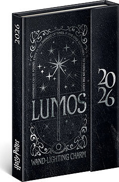 NOTIQUE týždenný magnetický Harry Potter – Lumos 2026, 11 × 16 cm