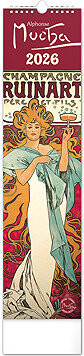 NOTIQUE Alfons Mucha 2026, 12 × 48 cm