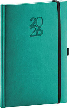 NOTIQUE Aprint Top 2026 týždenný, tyrkysový, 15 × 21 cm