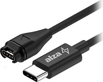 AlzaPower USB-C nabíjací a dátový kábel pre Garmin Fenix, Vívoactive, Venu, Forerunner – 1 m