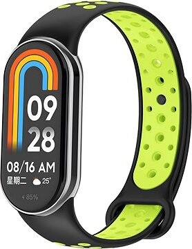 Eternico Sporty na Xiaomi Smart Band 8/9/10 solid black and yellow