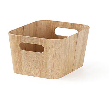 TORO Kôš úložný 23 × 30,5 × 15,2 cm, farba dreva