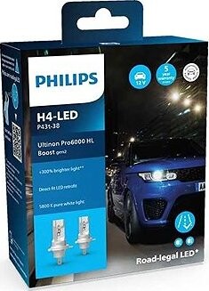 Philips LED H4 Ultinon Pro6000 HL Boost