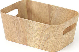 TORO Kôš úložný 26 × 18 × 11 cm, farba dreva