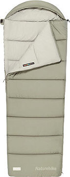 Naturehike Spacák MS500 s kapucí 2,2 kg, světle zelený, pravý