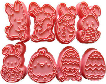 TORO Súprava vykrajovadiel 8 ks veľkonočné