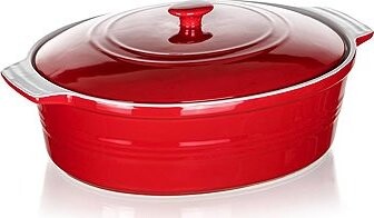 BANQUET CULINARIA RedForma zapekacia oválna s pokrievkou 36,5 × 25 × 14,5 cm