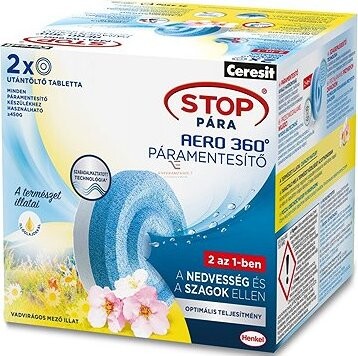 CERESIT Aero 360° – Lúčne kvety, 2× 450 g