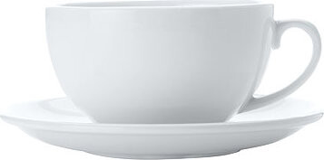 Maxwell & Williams WHITE BASICS Súprava jumbo šálok s tanierikmi 2 ks