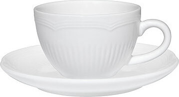 Maxwell & Williams WHITE BASICS Súprava espresso šálok s tanierikmi 80 ml 4 ks