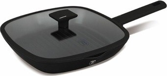 BerlingerHaus Matte Black Collection Panvica grilovacia s pokrievkou 28 cm