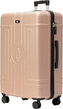 ROWEX Veľký rodinný cestovný kufor s TSA zámkom Casolver, šampanská, 78 × 50 × 30 cm (93 l)
