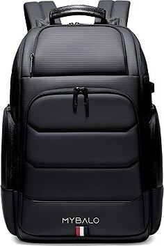 MYBALO Atlas prostorný batoh na notebook, černá