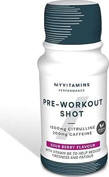 MyProtein Pre-Workout Shot 60 ml sour berry