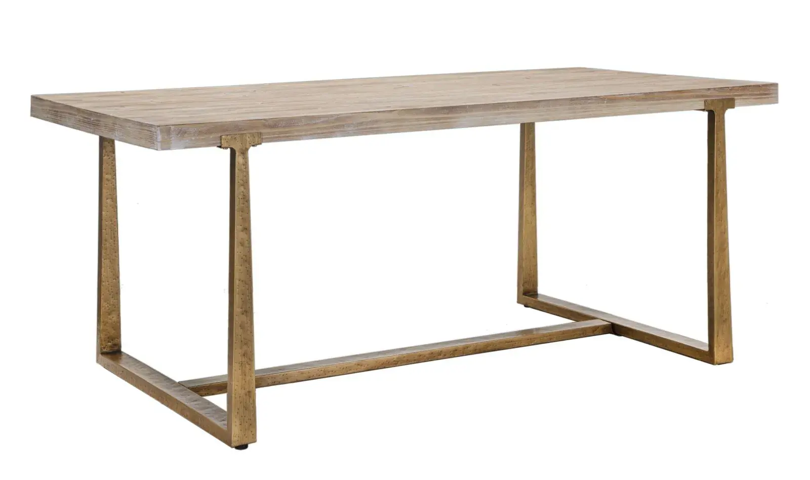 Jídelní stůl Ankara 180 cm hnědý/zlatý