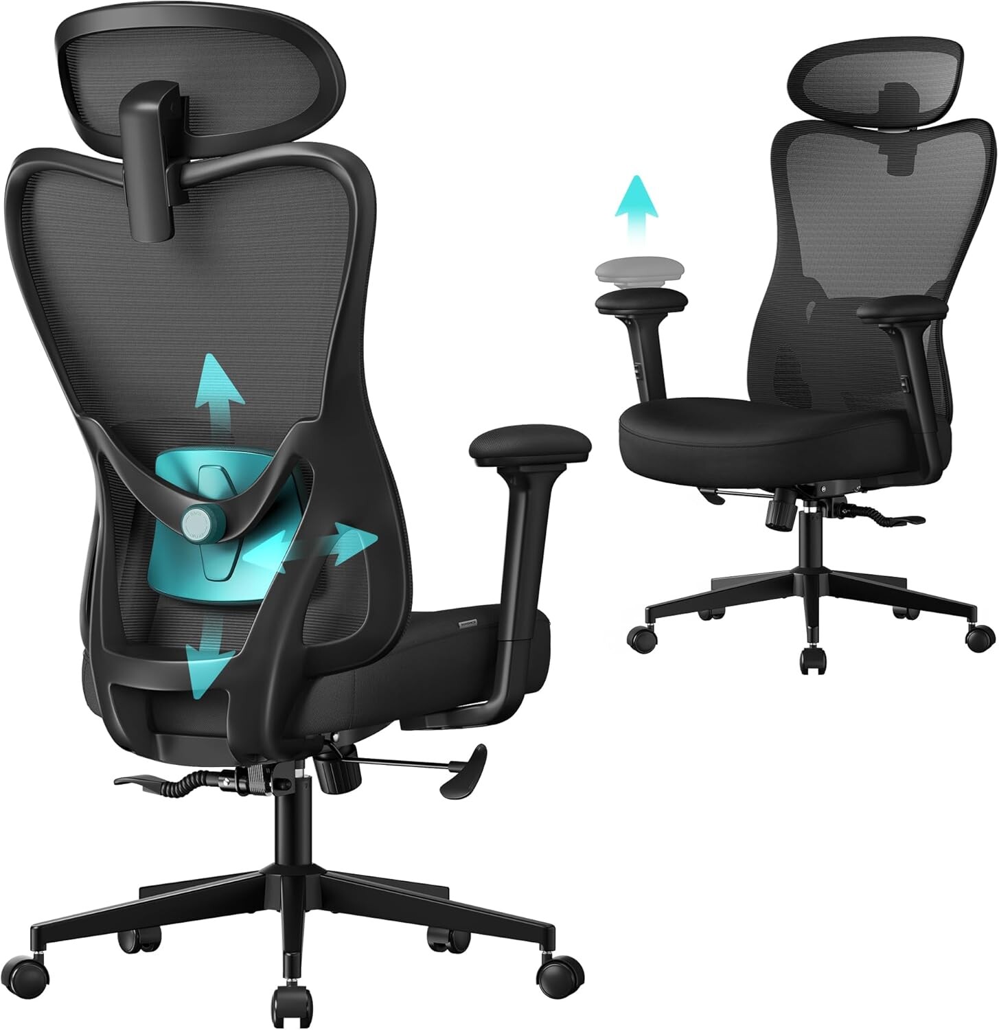 Kancelářská židle Vivaro černá